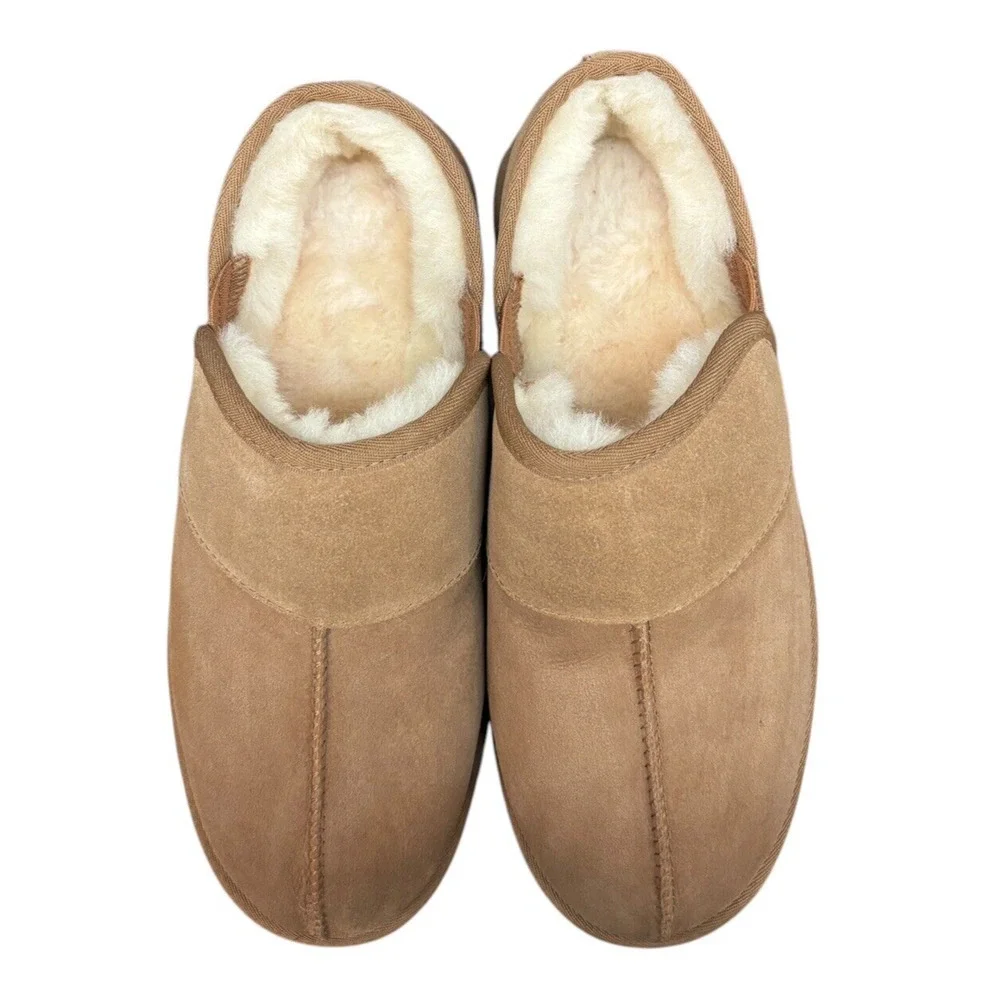 Ugg Australia Leisure Slip On Brown Lined Slippers Shoes Casual Mens Sz 11‎